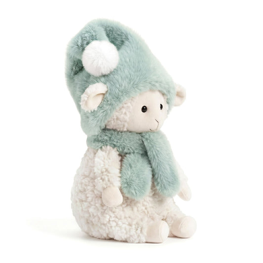Marshmallow the Sheep in a Mint Hat (25 cm)