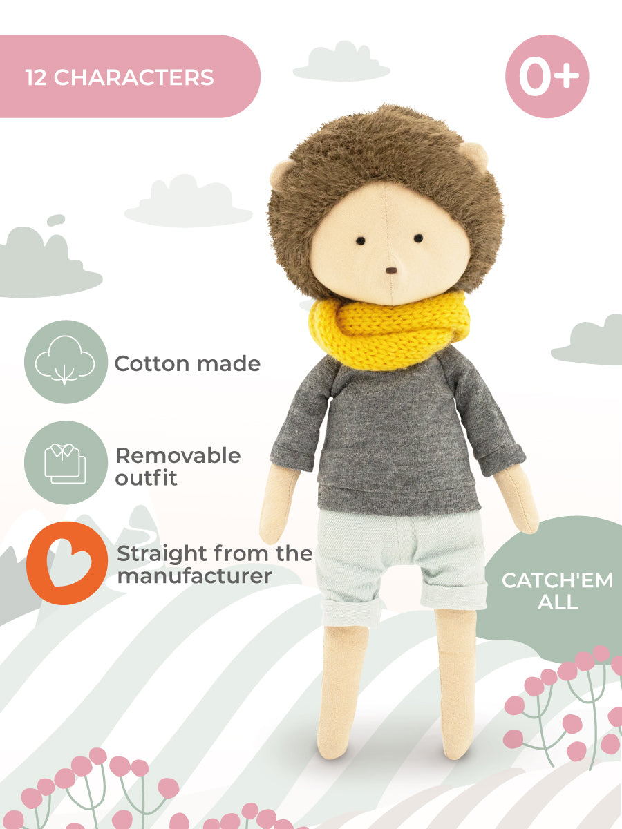 Henry the Hedgehog – Cotti Motti Cotton Plush Toy 30 cm (Last Pieces)