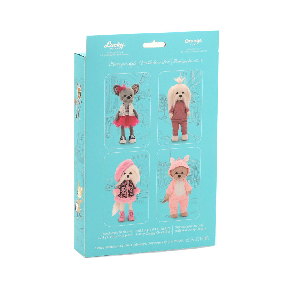 Plush toy, Lucky Doggy, Clothing set: Bunny
