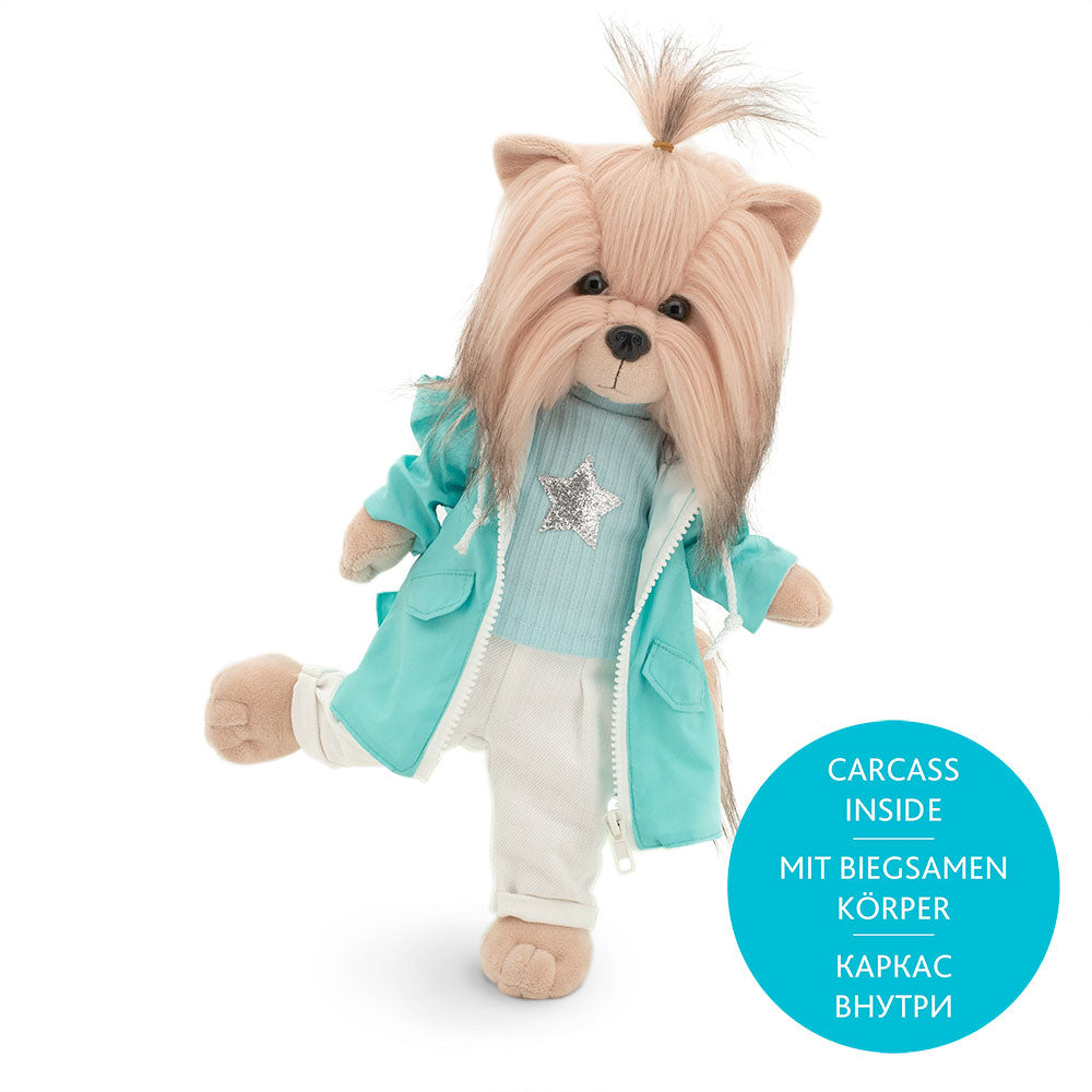 Lucky Yoyo: Rainy Day – Lucky Doggy Plush Dog 38 cm (Last Pieces)