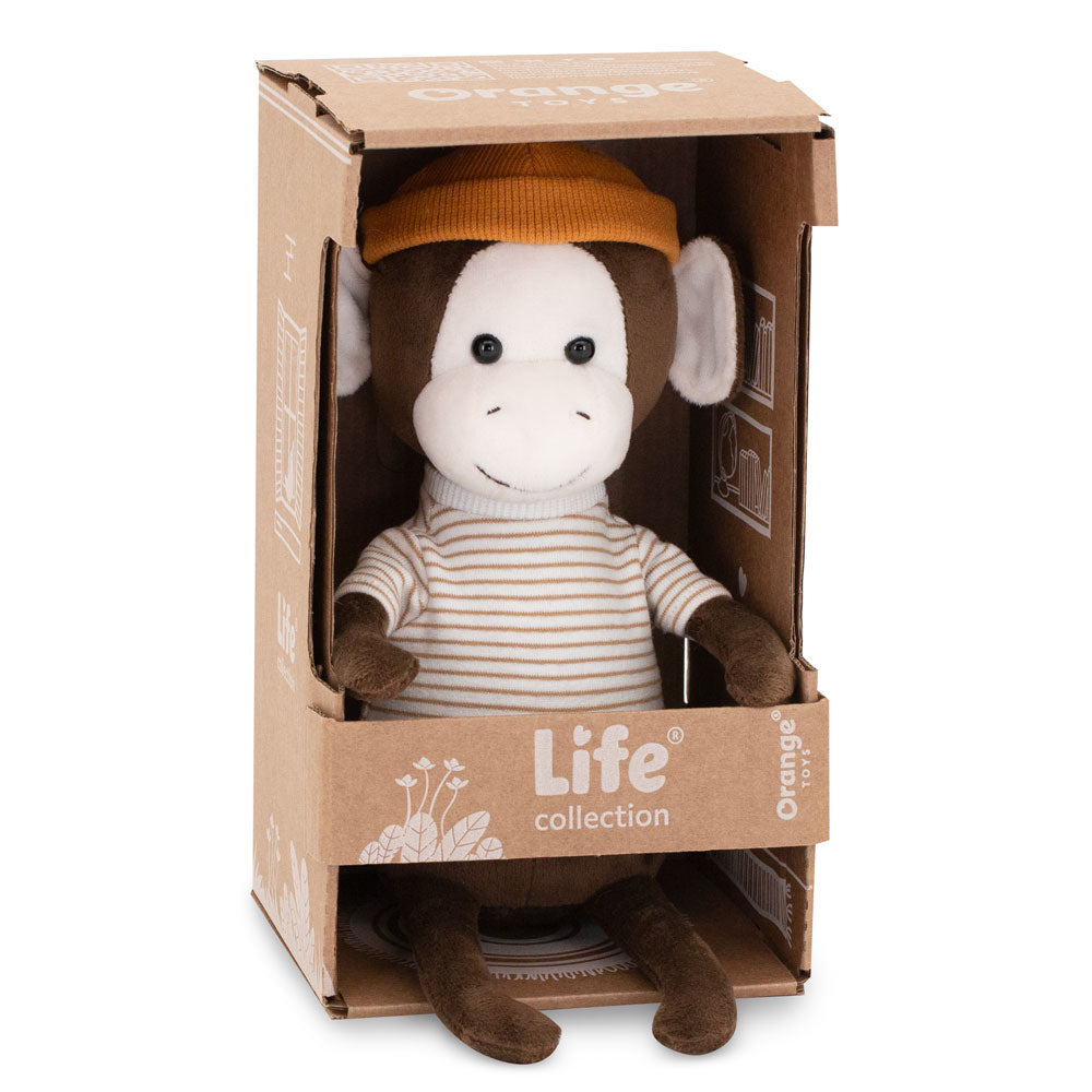 OS012-230/20, Life - Charlie the Monkey: Orange Hat ( 25cm)