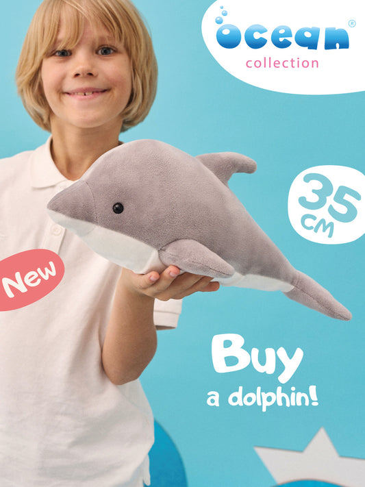 Dolphin – Ocean Plush Toy 35 cm