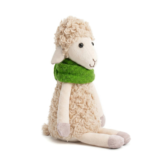 Bibi the Sheep in a Green Snood (16 cm)