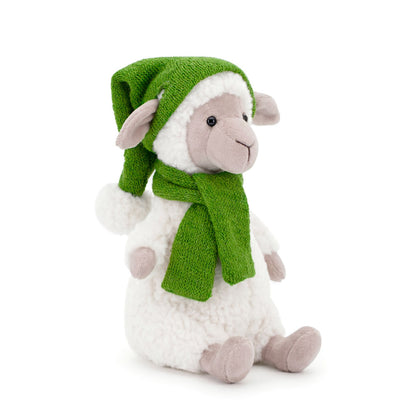 Nicky the Sheep in a Green Hat (20 cm)