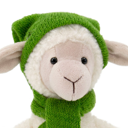 Nicky the Sheep in a Green Hat (20 cm)