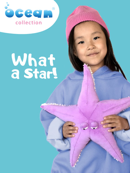 Purple Sea Star – Ocean Plush Toy 35 cm (Last Pieces)