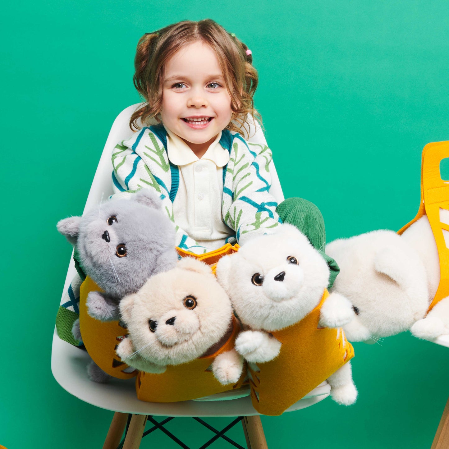 Plush toy, Milo&Millie, Milo the White Cat (35 and 56cm)