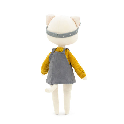 Plüschtier aus Baumwolle, Cotti Motti, Katze Christy (30 cm)