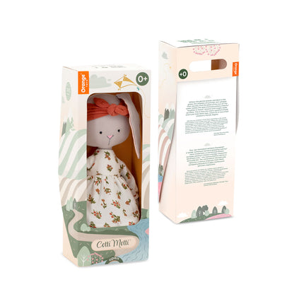 Baumwoll-Plüschtier, Cotti Motti, Hase Lucy (30cm)