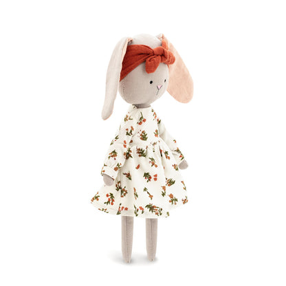 Baumwoll-Plüschtier, Cotti Motti, Hase Lucy (30cm)