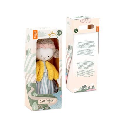 Plüschtier aus Baumwolle, Cotti Motti, Schaf Zoe (30cm)