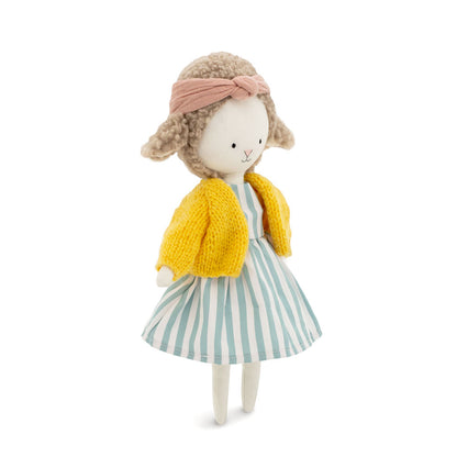 Plüschtier aus Baumwolle, Cotti Motti, Schaf Zoe (30cm)