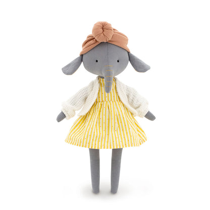 Alice the Elephant – Cotti Motti Cotton Plush Toy 30 cm