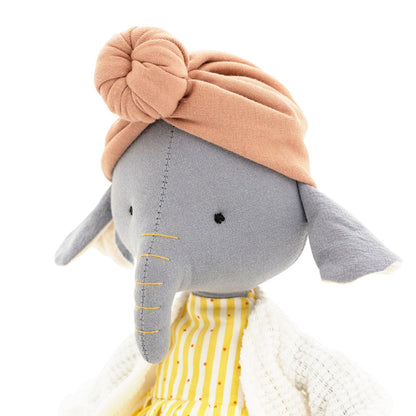 Alice the Elephant – Cotti Motti Cotton Plush Toy 30 cm