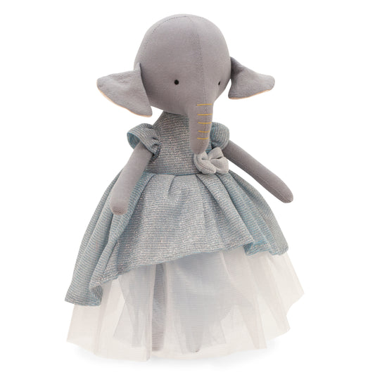 Ali the Elephant: Light Blue Dress + bonus mermaid tale (30cm)