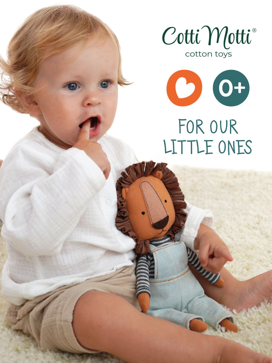 Simon the Lion – Cotti Motti Cotton Plush Toy 30 cm