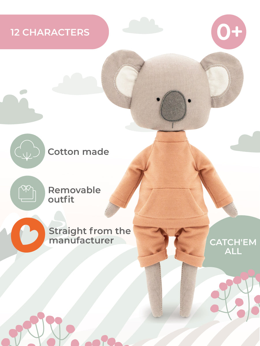 Freddy the Koala – Cotti Motti Cotton Plush Toy 30 cm (Last Pieces)