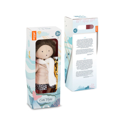 Ezis Henrijs: Ādas dūnu jaka + bonusa nāras aste (30cm)