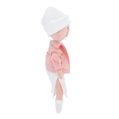 Nicky das Schwein: pinke Jacke + Bonus-Meerjungfrauenschwanz (30cm)