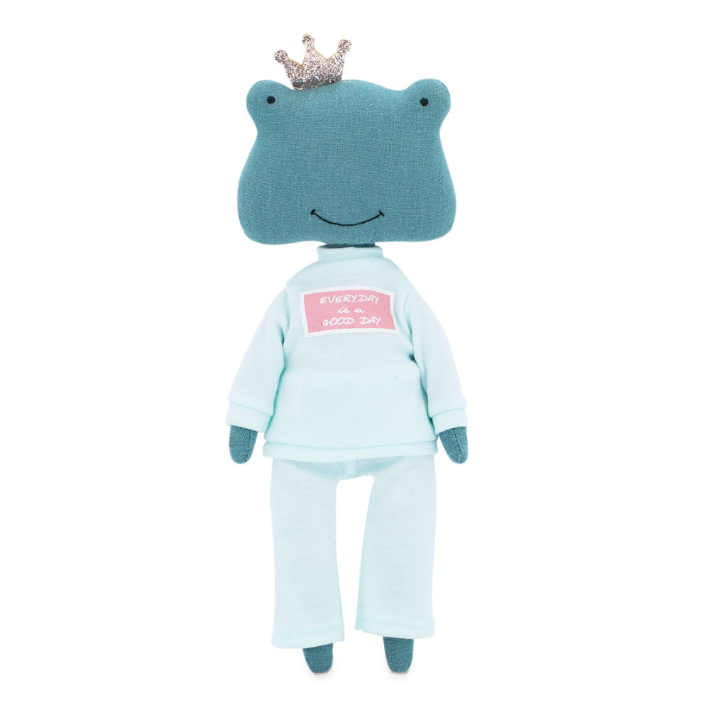 Fiona the Frog: Mint Tracksuit  + bonus mermaid tale (30cm)