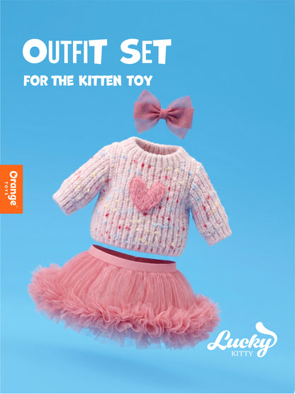 Lucky Kitty Clothing Set: Tender Charm