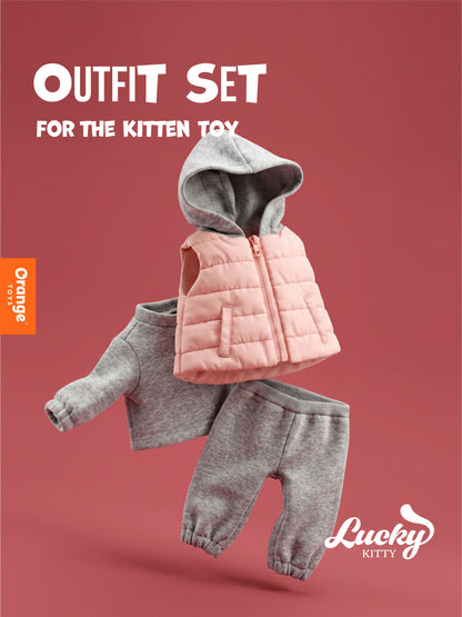 Lucky Kitty Clothing Set: Sports Walk