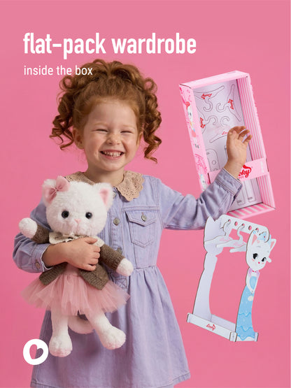 Soft toy, Lucky Kitty, Lucky Sophie: Cozy Evening 38 cm