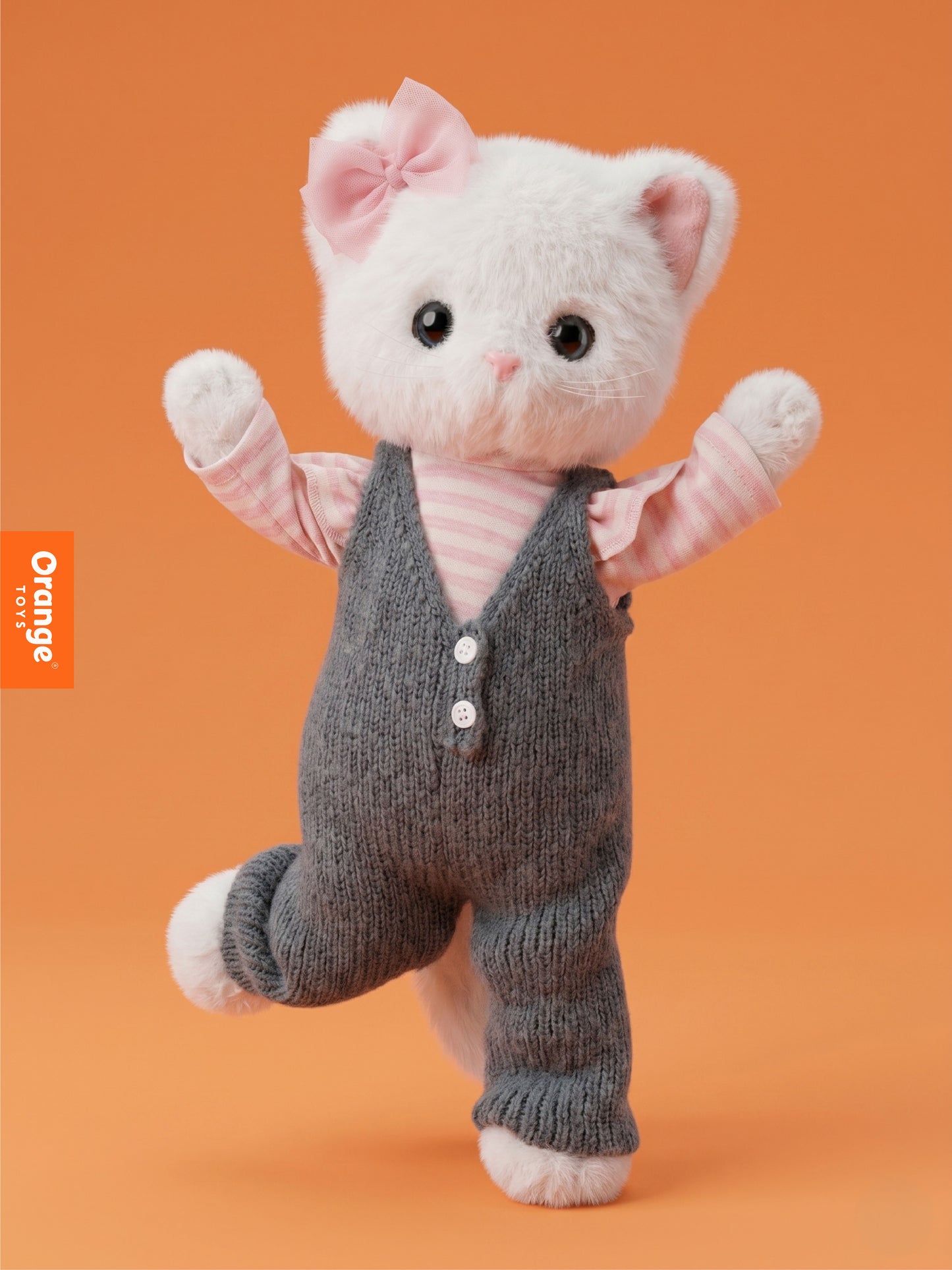 Soft toy, Lucky Kitty, Lucky Sophie: Stylish Kitten 38 cm