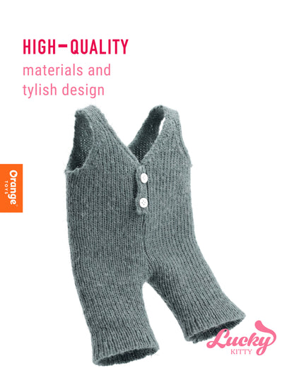 Lucky Kitty Clothing Set: Stylish Kitten