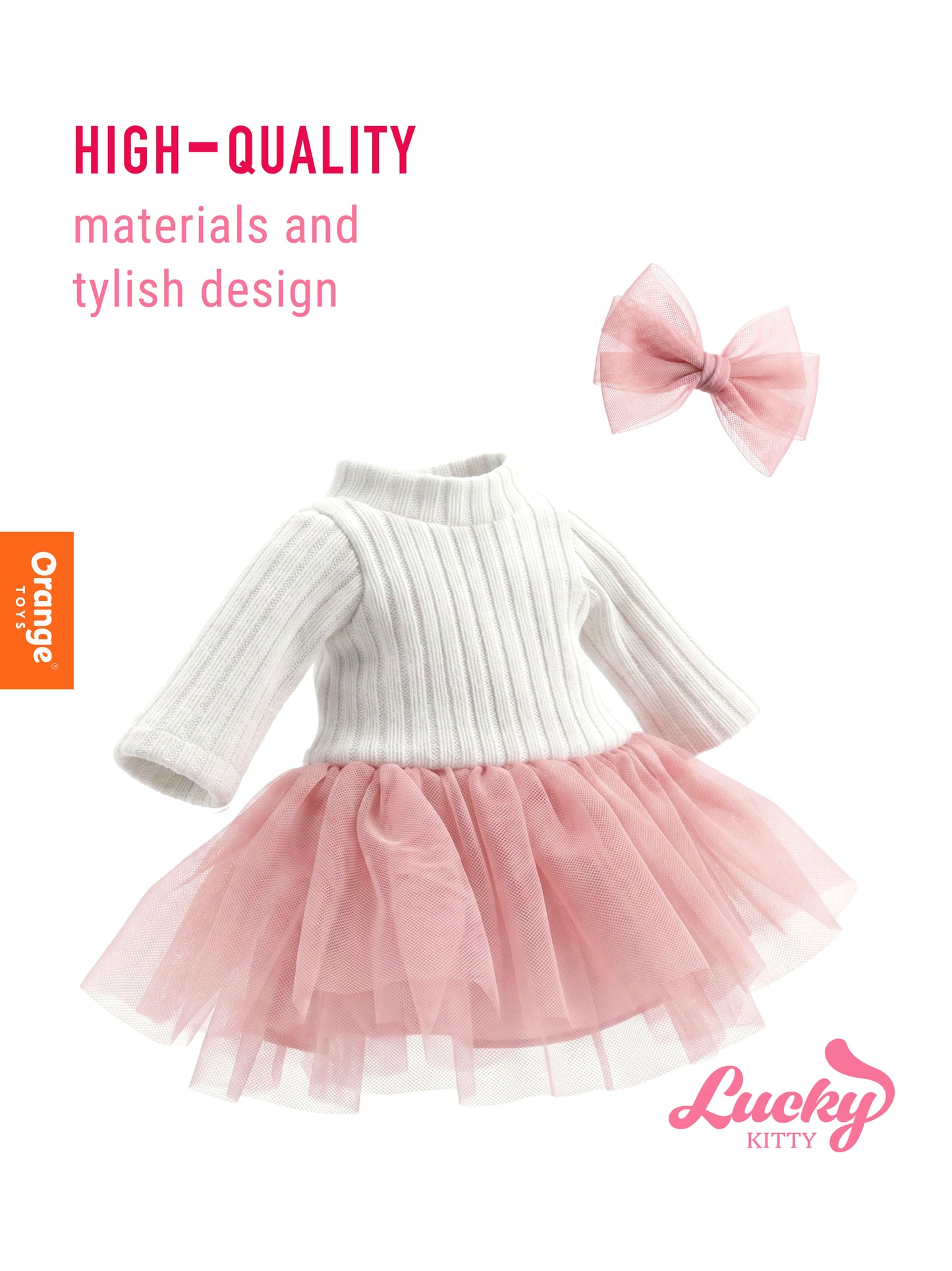Lucky Kitty Clothing Set: Powdery Dreams