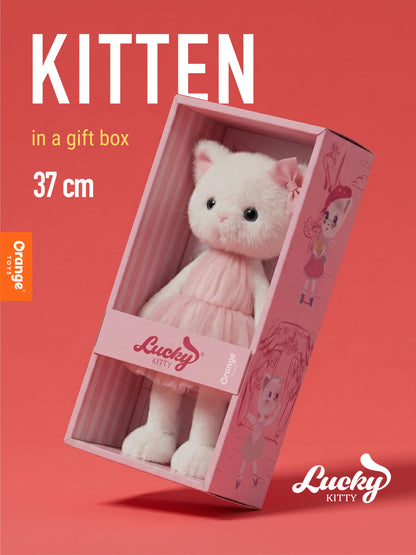 Soft toy, Lucky Kitty, Lucky Sophie: Cotton Candy 38 cm