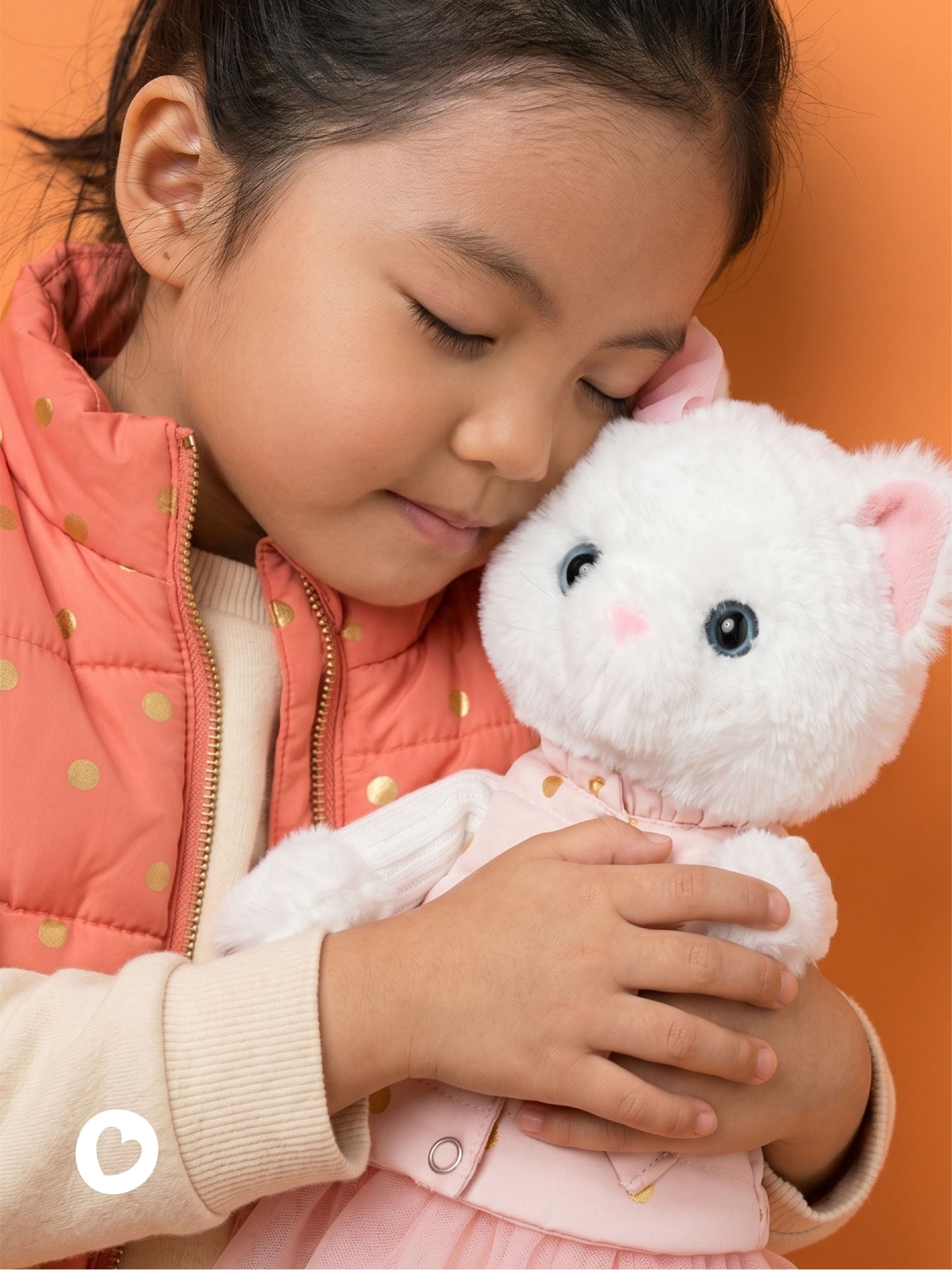 Soft toy, Lucky Kitty, Lucky Sophie: Powdery Dreams 38 cm