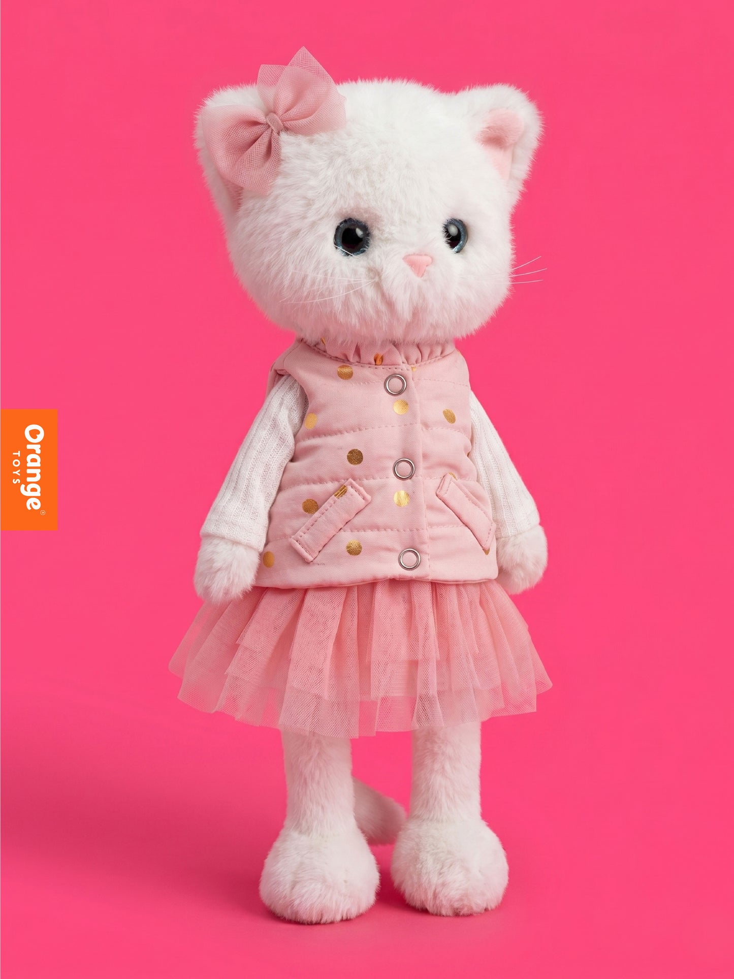 Soft toy, Lucky Kitty, Lucky Sophie: Powdery Dreams 38 cm