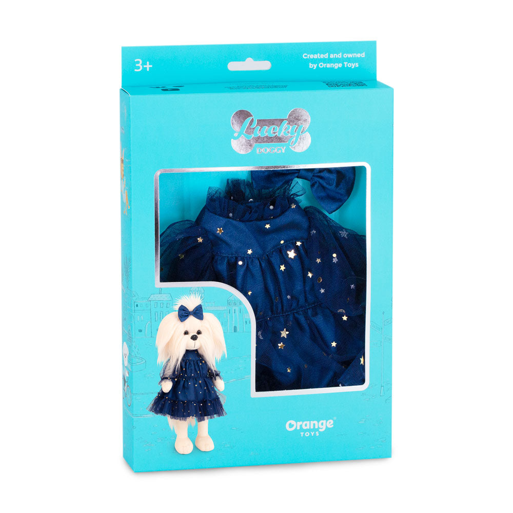 Plush toy, Lucky Doggy, Clothing set: Sky Full of Stars