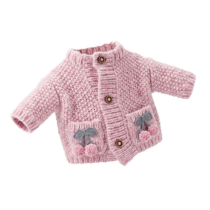 Lucky Kitty Clothing Set: Knitted Cherries