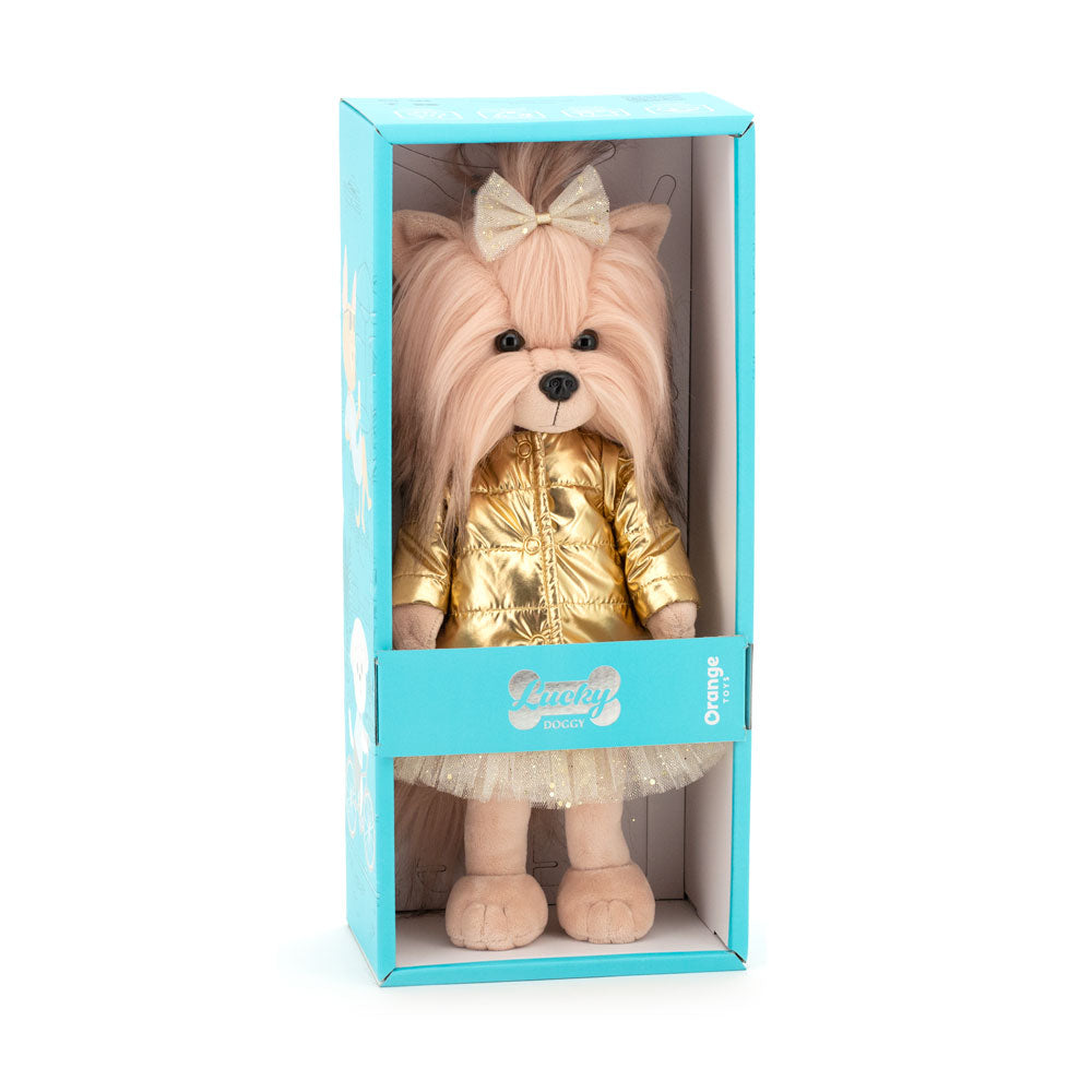 Plush toy, Lucky Doggy, Lucky Yoyo: Golden Jacket 38cm
