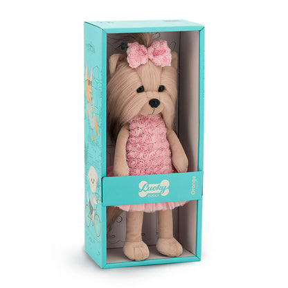 Lucky Yoyo: Roses Mix – Lucky Doggy Plush Dog 38 cm (Last Pieces)
