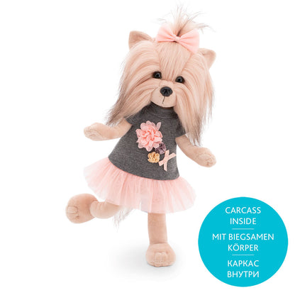Lucky Yoyo: Tea Rose – Lucky Doggy Plush Dog 38 cm (Last Pieces)