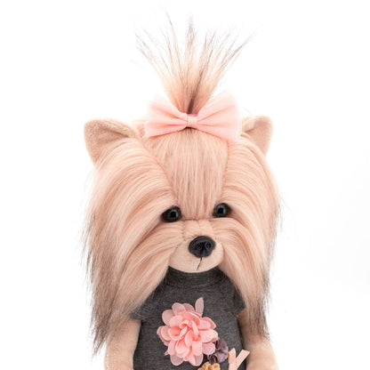 Lucky Yoyo: Tea Rose – Lucky Doggy Plush Dog 38 cm (Last Pieces)