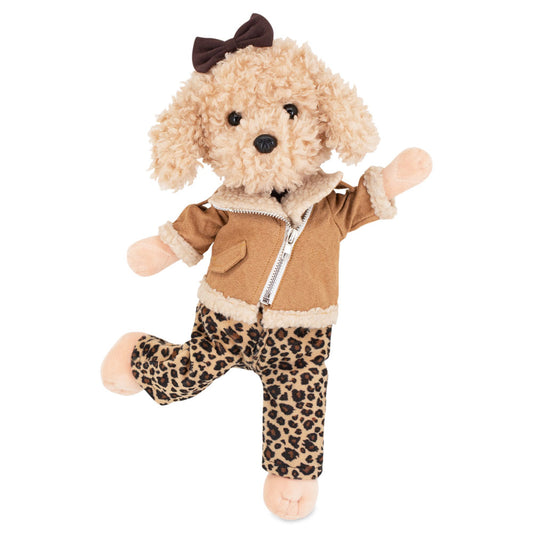 Lucky Fendy: Leopard Outfit – Lucky Doggy plush dog 38 cm