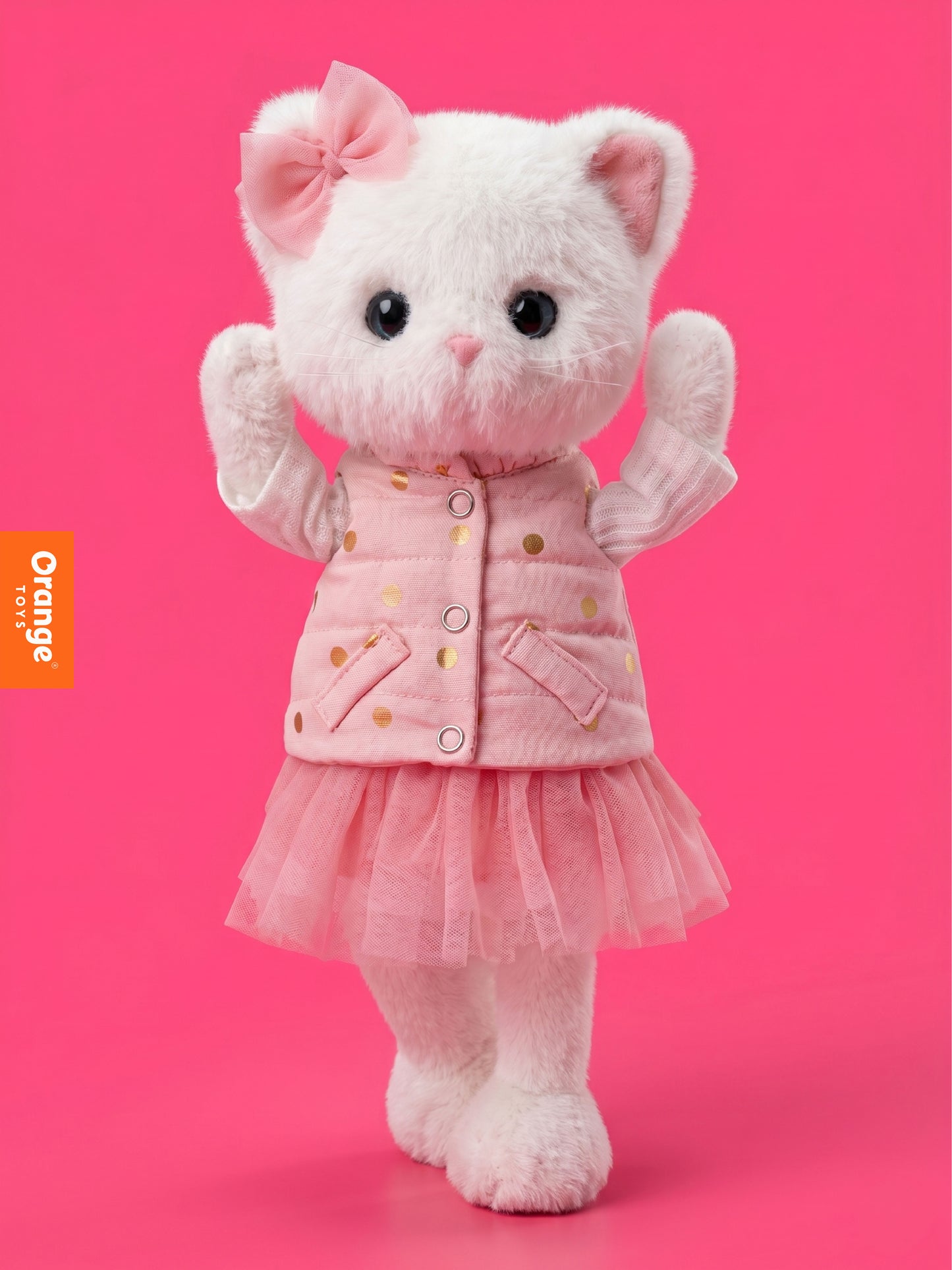 Soft toy, Lucky Kitty, Lucky Sophie: Powdery Dreams 38 cm