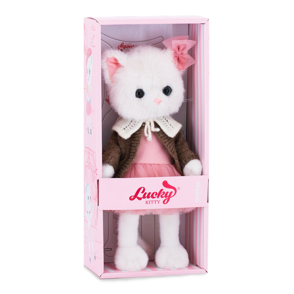 Soft toy, Lucky Kitty, Lucky Sophie: Cozy Evening 38 cm