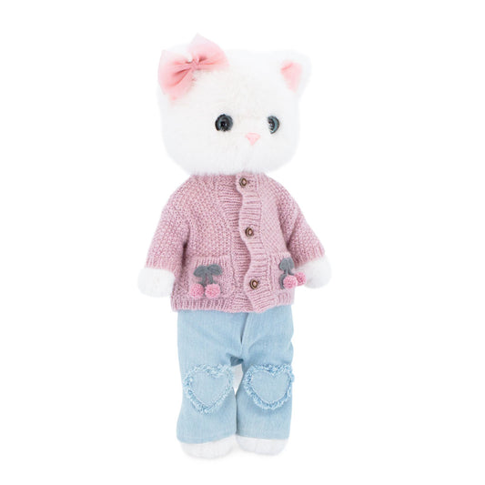 Soft toy, Lucky Kitty, Lucky Sophie: Knitted Cherries 38 cm