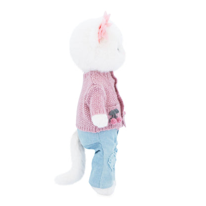 Soft toy, Lucky Kitty, Lucky Sophie: Knitted Cherries 38 cm
