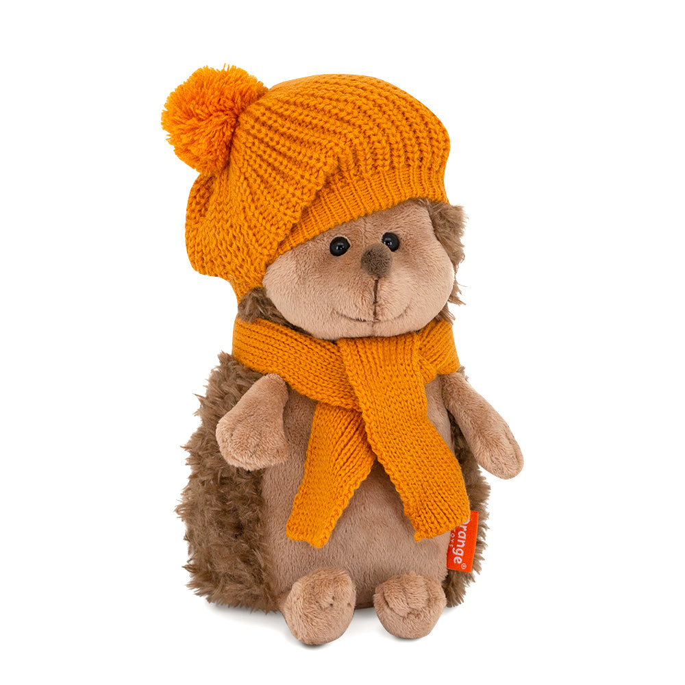 Plush toy, Life, Fluffy the Hedgehog in a mustard beret 25cm