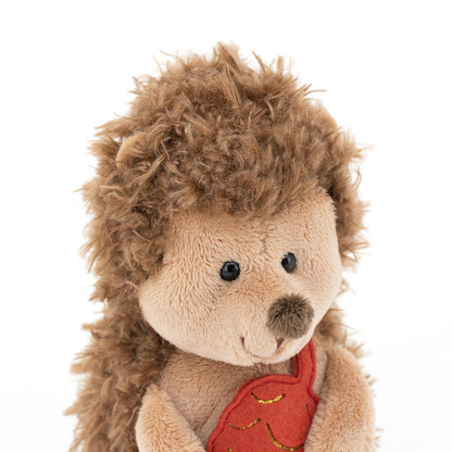 Prickle the Hedgehog with Cone – Orange Life Plush Toy 18 cm (Last Pieces)