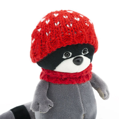 Daisy the Raccoon: Cranberry Syrup – Orange Life Plush Toy 18 cm (Last Pieces)