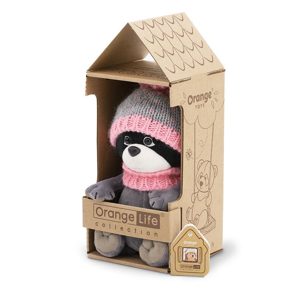 Daisy the Raccoon: Sweet Candy – Orange Life Plush Toy 18 cm (Last Pieces)