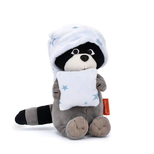 Denny the Raccoon: Sweet Dreams – Orange Life Plush Toy 25 cm (Last Pieces)