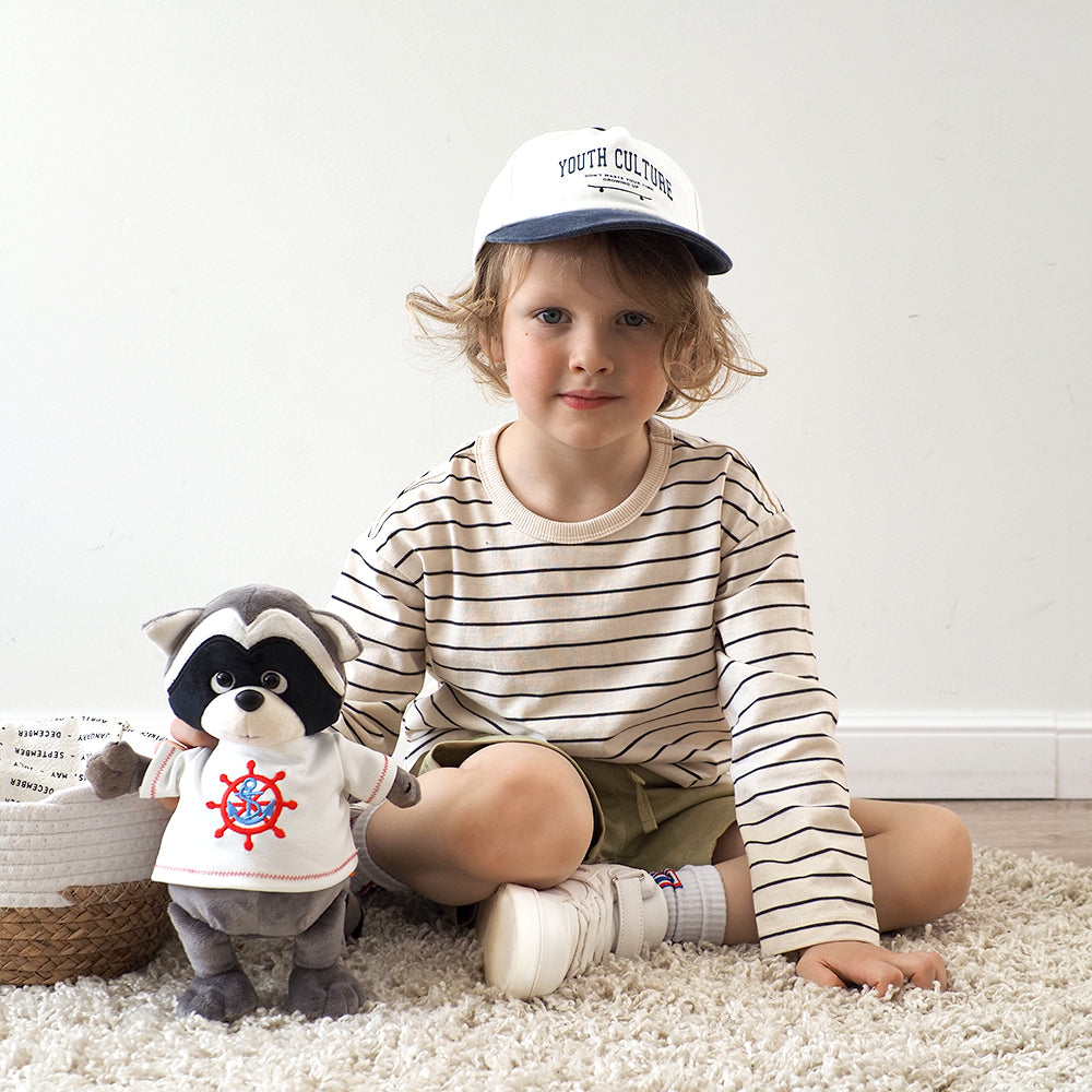 Denny the Raccoon: Sea Voyage – Orange Life Plush Toy 25 cm (Last Pieces)